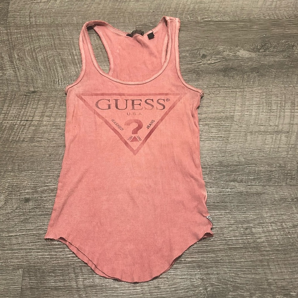 GUESS Pink Women's Tank Top